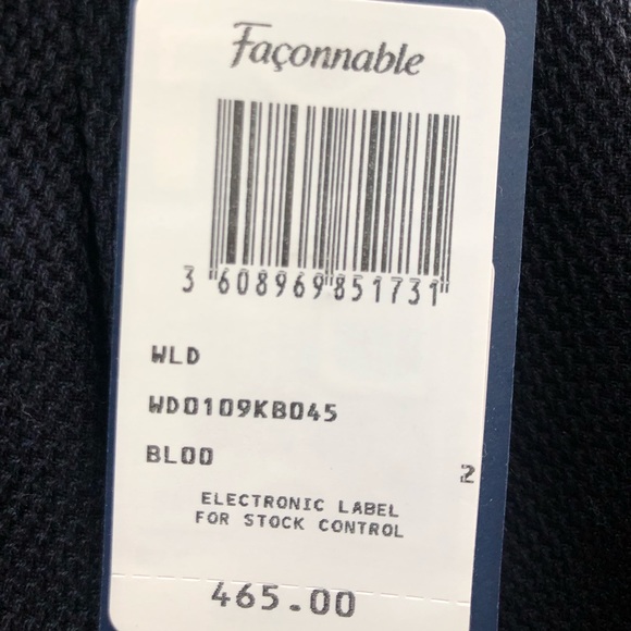 BNWT 🇫🇷 Faconnable Cotton Sheath Dress (made in Portugal) - Picture 6 of 6